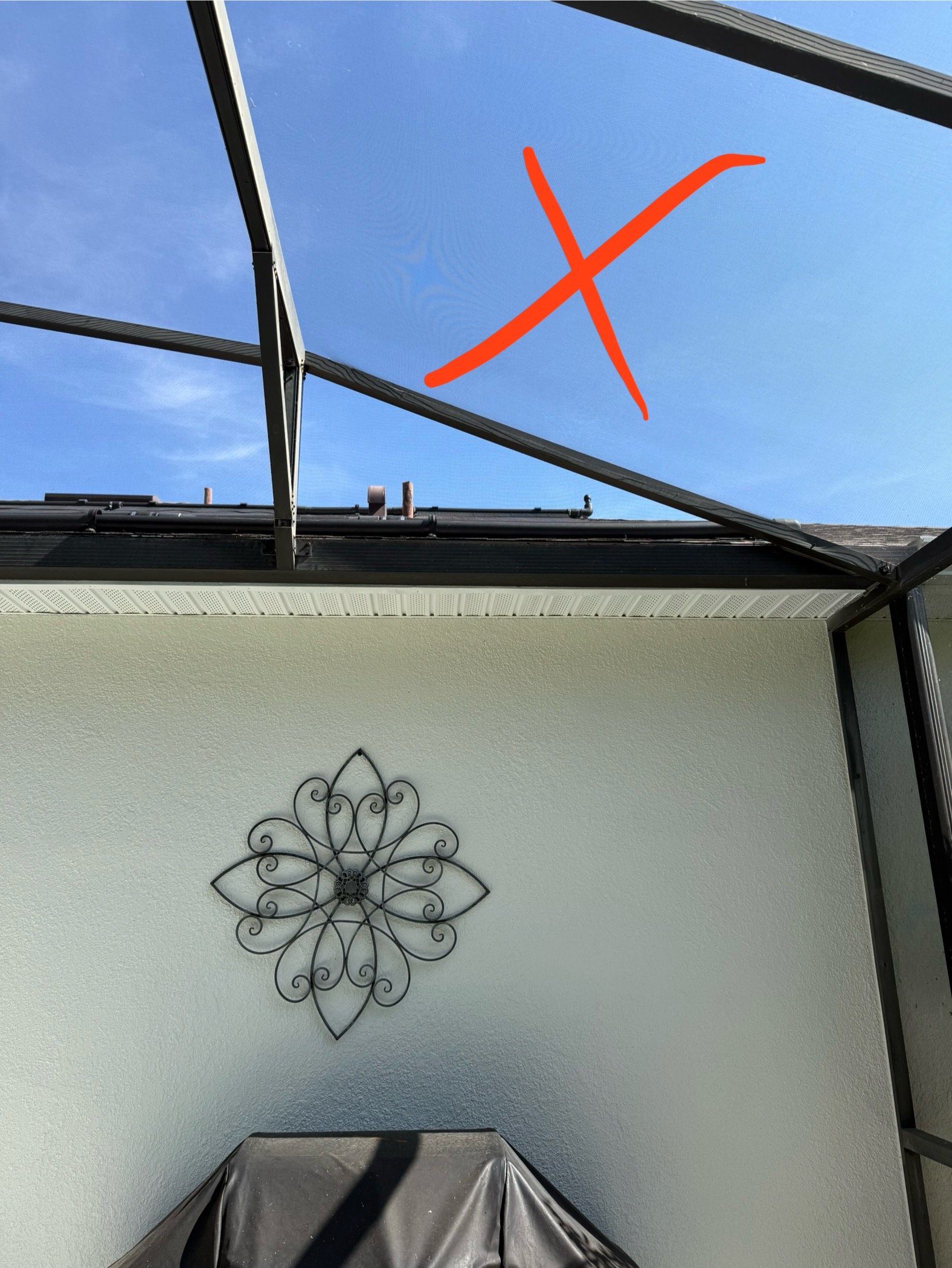 Naples Pool Screen Repair materials. Screen mesh and enclosure panels for lanai and pool cage repair